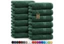NatureMark Gästehandtuch 12-St. 500gsm 100% Baumwolle Dunkelgrün Bild 2
