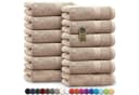 NatureMark Gästehandtuch 12er Set 100% Baumwolle Sand 30x50cm Bild 2