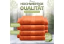 NatureMark Gästehandtuch 12er Set 500gsm Baumwolle Terrakotta Bild 3