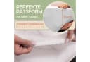 NatureMark Spannbettlaken 90x200cm 2er-Pack Weiß Mikrofaser Bild 1