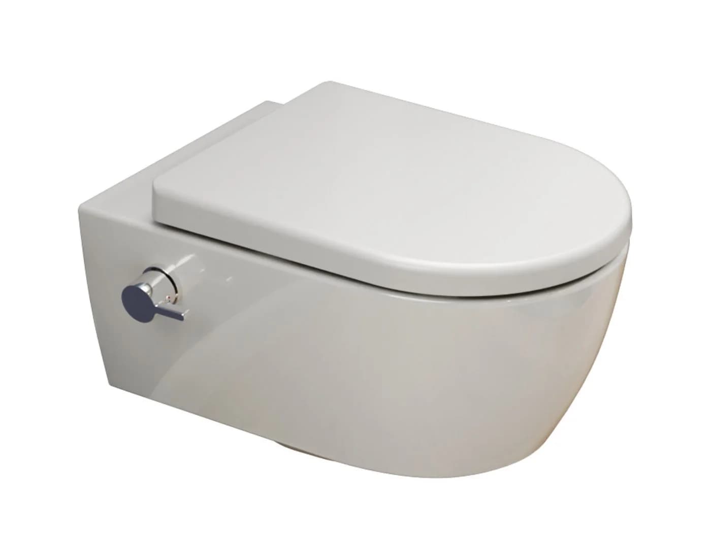 SSWW Dusch-WC Taharet Wandhängend mit Softclose Sitz Weiss - Bild 2