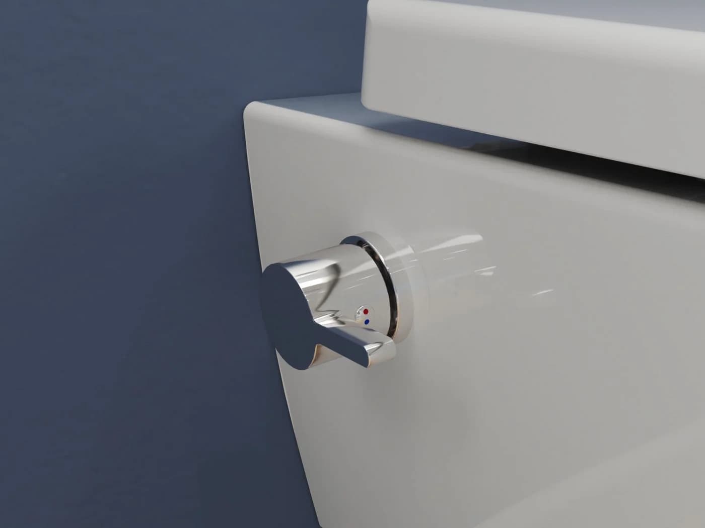 SSWW Dusch-WC Taharet Wandhängend mit Softclose Sitz Weiss - Bild 4