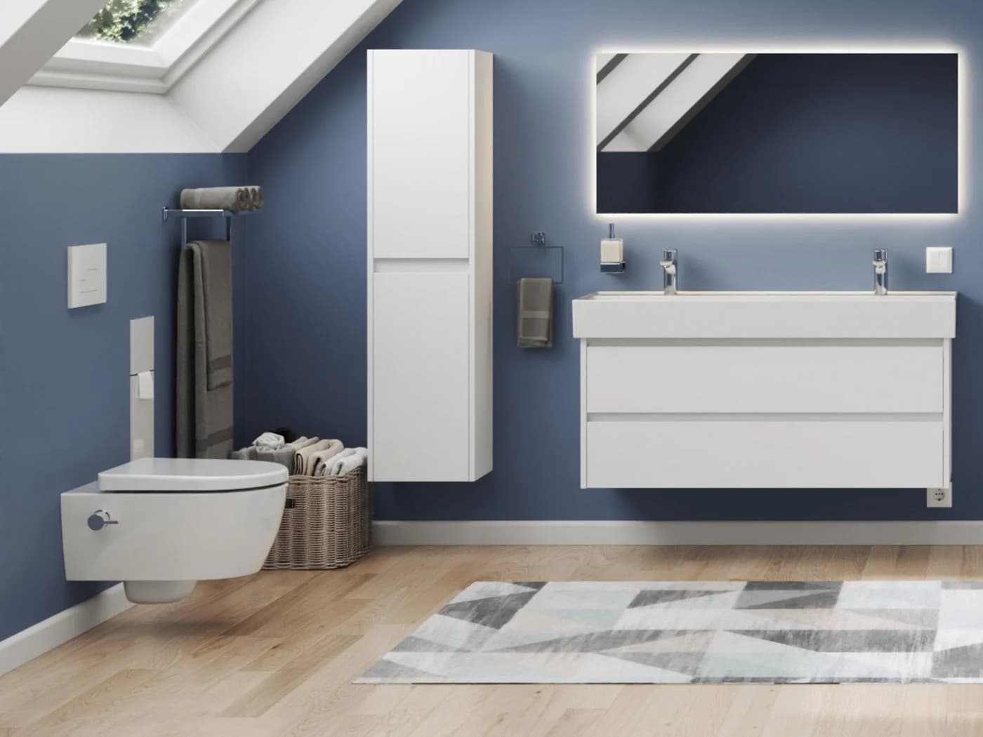 SSWW Dusch-WC Taharet Wandhängend mit Softclose Sitz Weiss - Bild 5