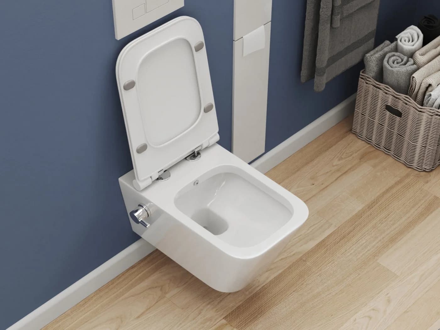 SSWW Taharet Hänge-Dusch-WC mit Bidetfunktion und Softclose - Bild 5