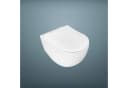 Aqua Bagno WC-Sitz mit Softclose Funktion Weiss O-Form Bild 1