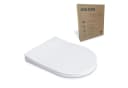 Aqua Bagno WC-Sitz mit Softclose Funktion Weiss O-Form Bild 2