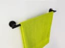 Aqua Bagno ZERO Handtuchhalter Schwarz Matt 50cm Bild 1