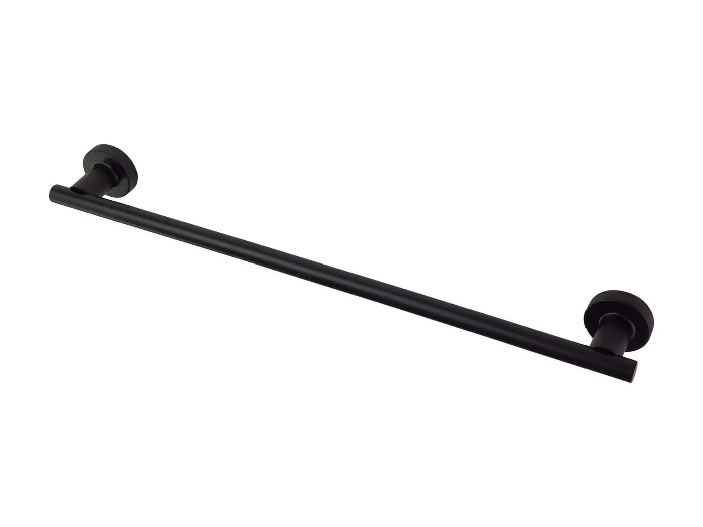Aqua Bagno ZERO Handtuchhalter Schwarz Matt 50cm - Bild 2
