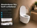 Aqua Bagno Cloud 2.0 Dusch-WC mit Bidet-Funktion Weiß Softclose Bild 5