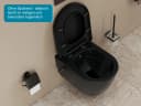 Aqua Bagno Dusch-WC Taharat schwarz matt spülrandlos wandhängend Bild 5