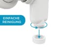 Aqua Bagno Flacher Raumsparsiphon 40mm G 1 1/4" mit Geruchsverschluss Bild 3