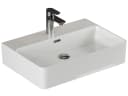 Aqua Bagno Keramikwaschbecken Weiß Glänzend 61cm Bild 2