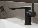 Aqua Bagno Waschtischarmatur Einhebelmischer matt schwarz Bild 2
