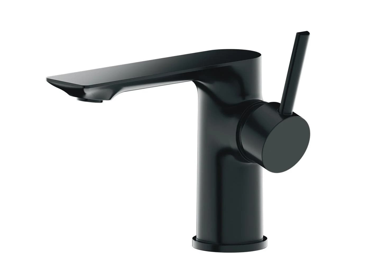 Aqua Bagno Waschtischarmatur Einhebelmischer matt schwarz - Bild 3