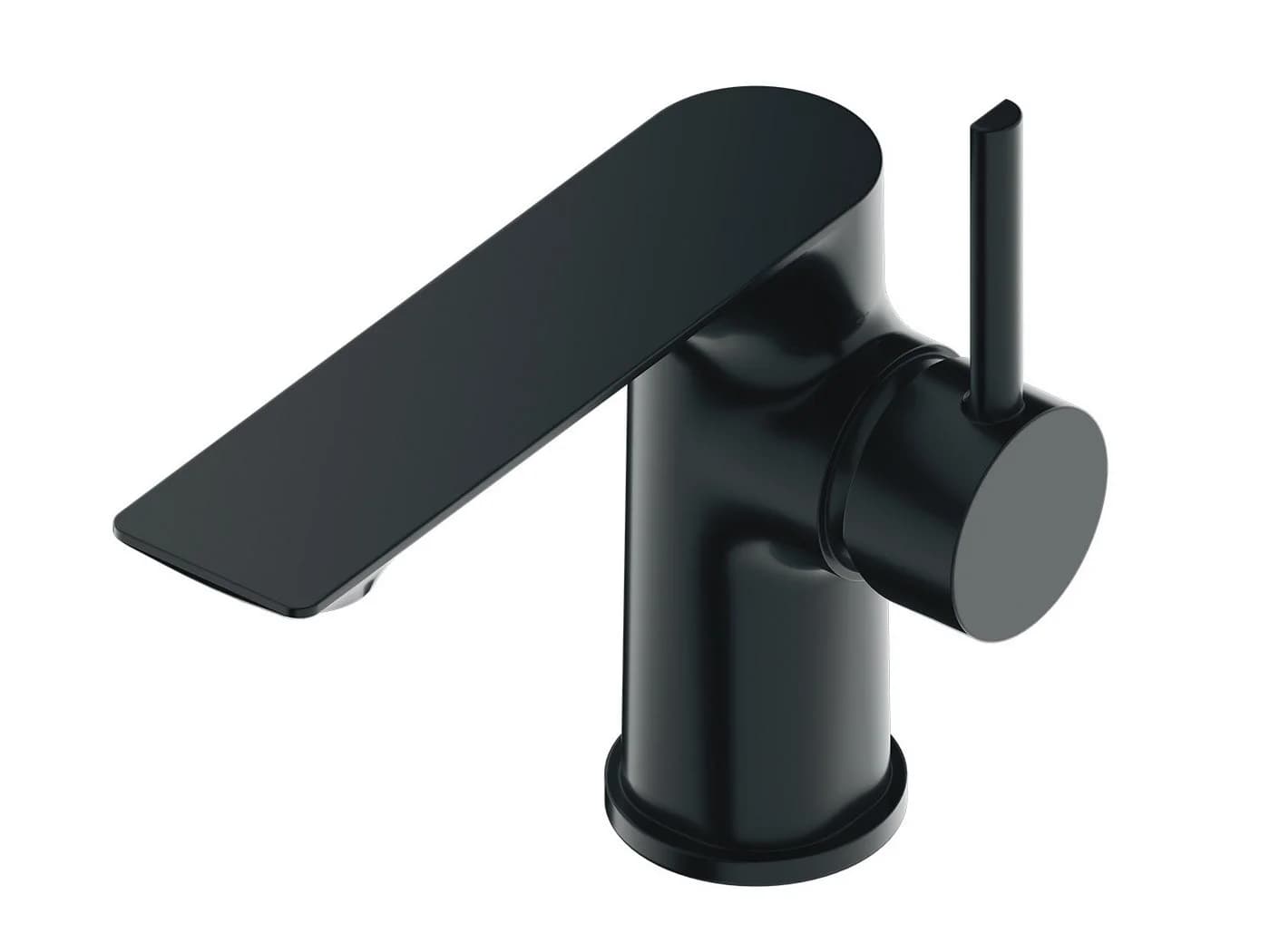 Aqua Bagno Waschtischarmatur Einhebelmischer matt schwarz - Bild 4