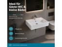 Aqua Bagno Aufsatzwaschbecken 60cm Weiß Keramik Bild 3
