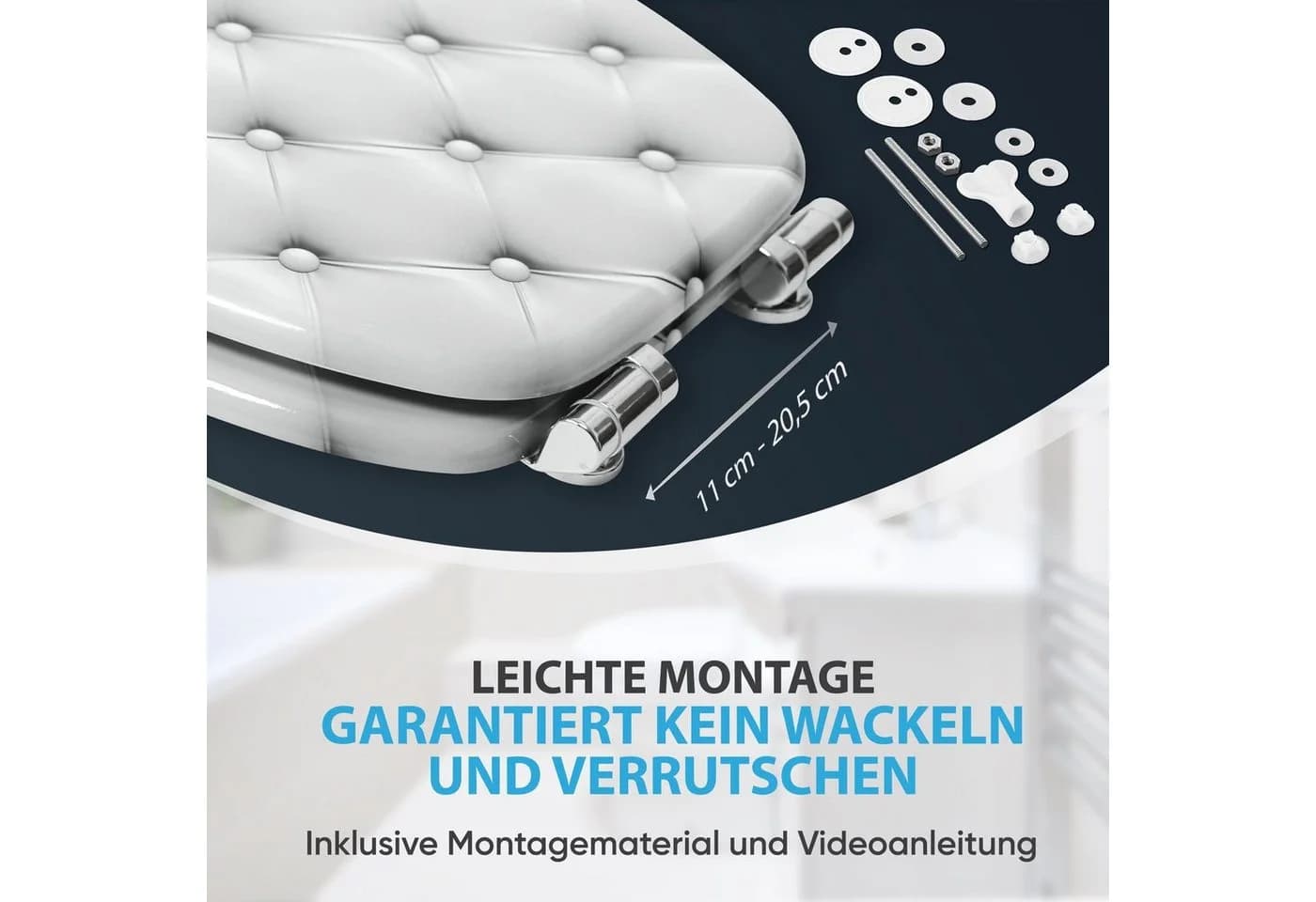 Sanilo WC-Sitz Comfort Grau mit Absenkautomatik - Bild 5