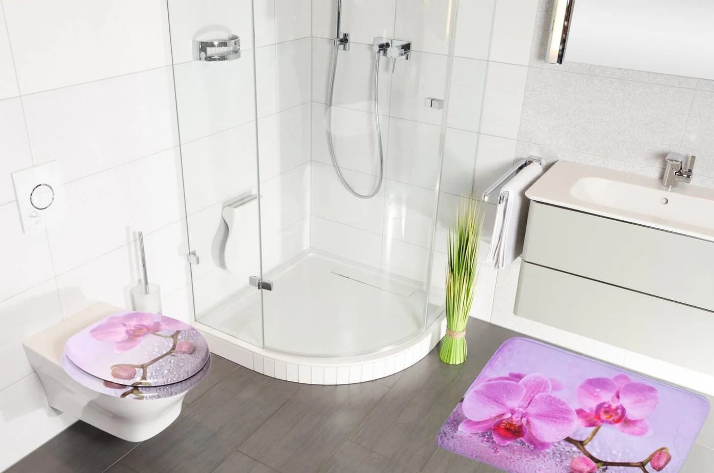 Sanilo Badematte Blooming Modern Rutschhemmend Polyester - Bild 3