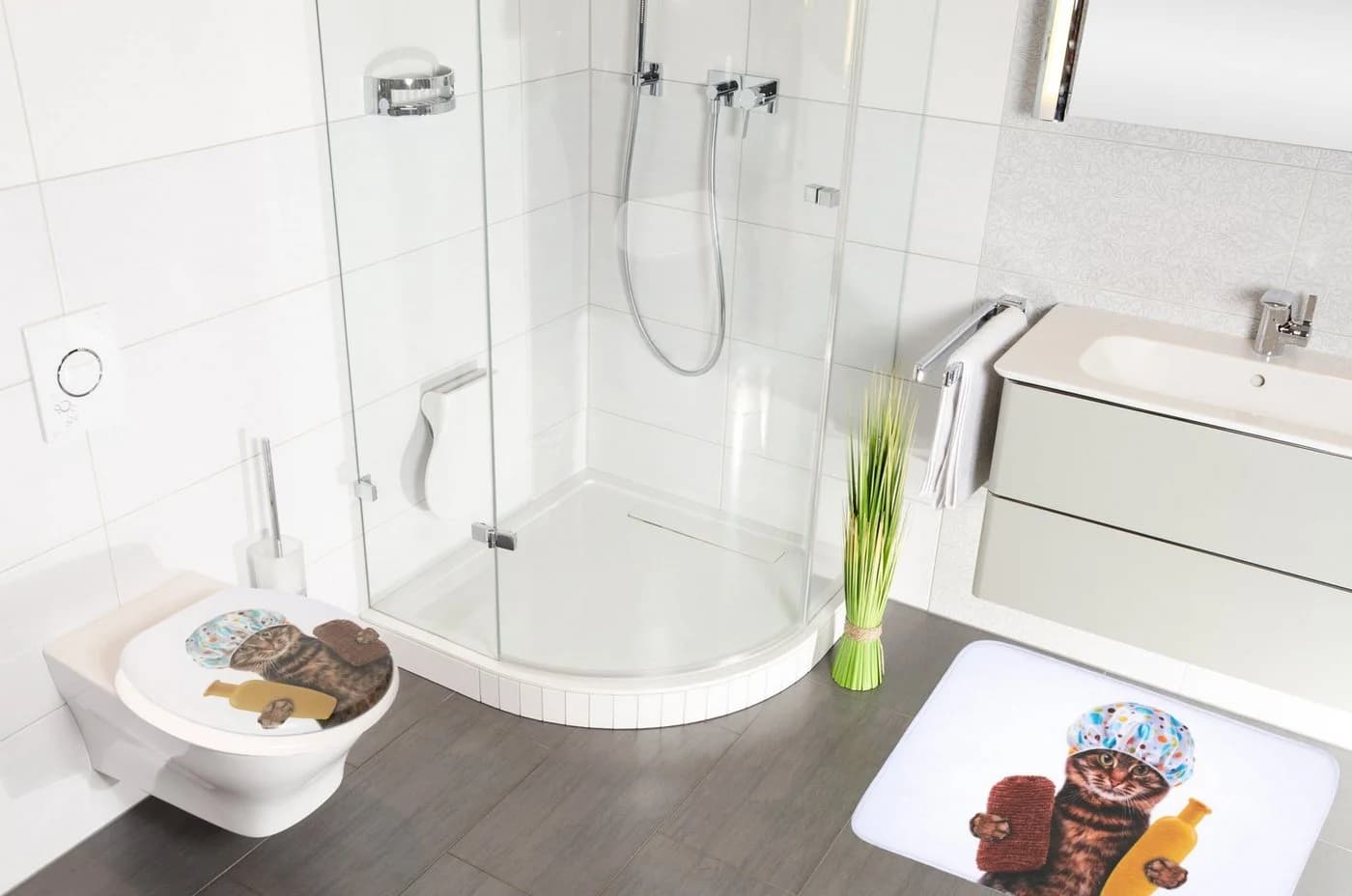 Sanilo Badematte Shower Cat Rutschfest und Schnelltrocknend - Bild 3