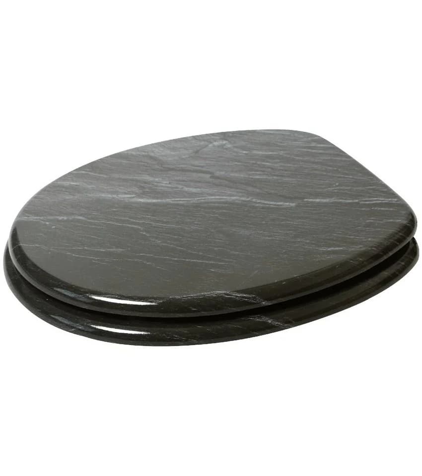Sanilo WC-Sitz Granit Universell Schwarz Modern