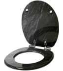 Sanilo WC-Sitz Granit Universell Schwarz Modern Bild 3