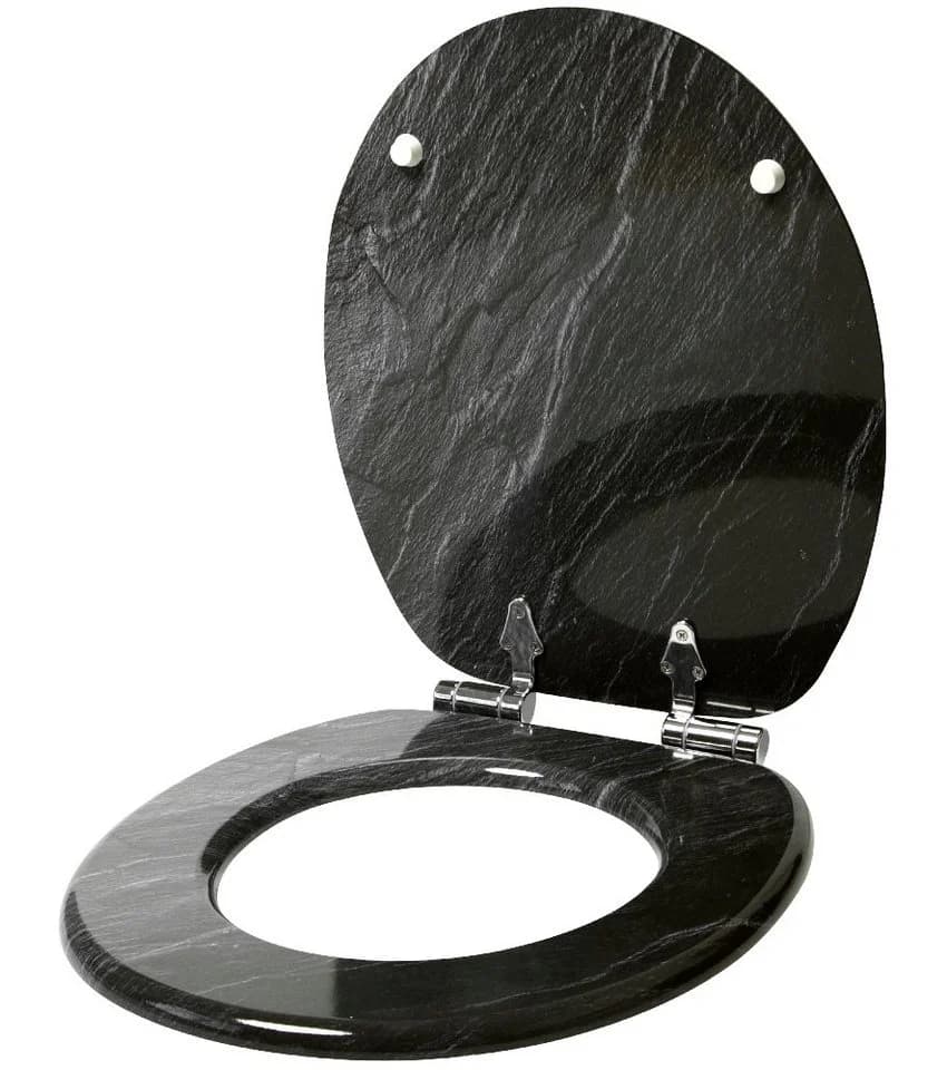 Sanilo WC-Sitz Granit Universell Schwarz Modern - Bild 3