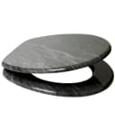 Sanilo WC-Sitz Granit Universell Schwarz Modern Bild 4