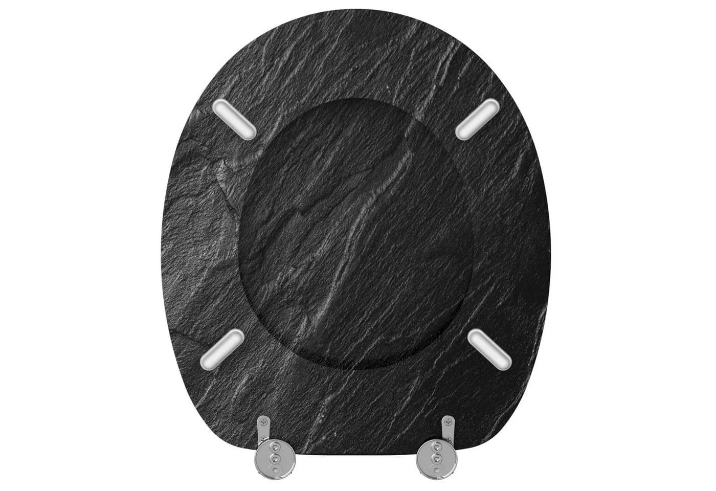 Sanilo WC-Sitz Granit Universell Schwarz Modern - Bild 5