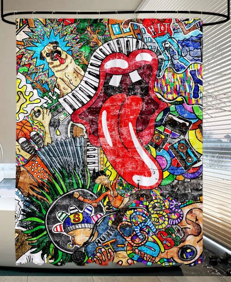 Sanilo Duschvorhang Graffiti 180 x 200 cm - Bild 3