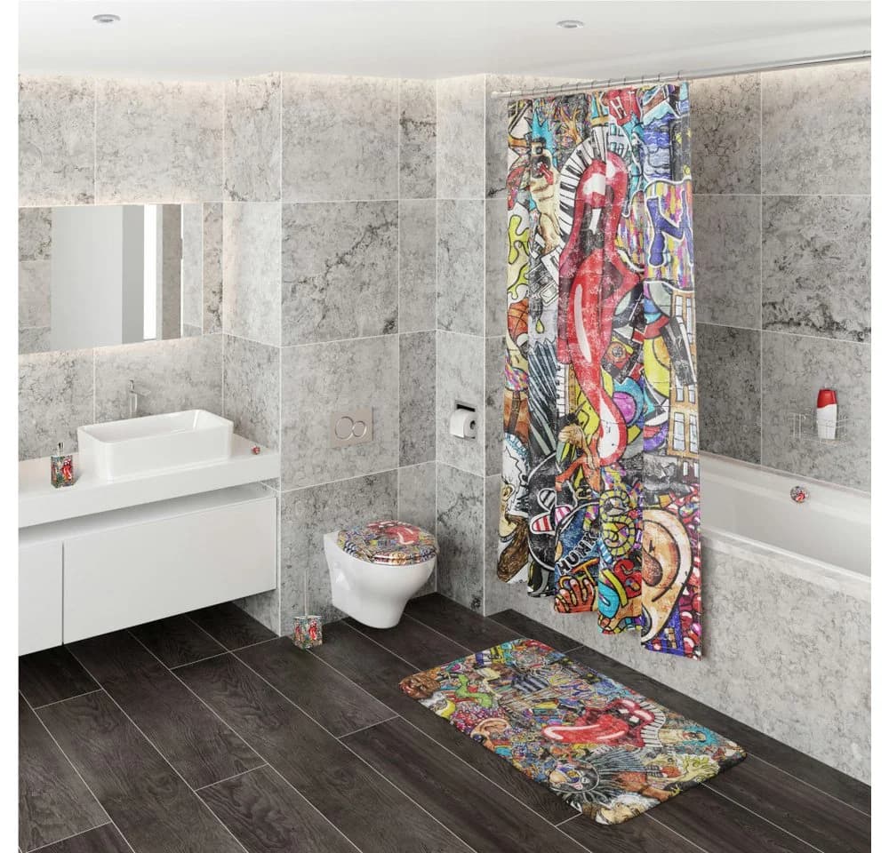 Sanilo Duschvorhang Graffiti 180 x 200 cm - Bild 4