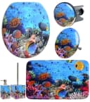 Sanilo Badaccessoire-Set 6-teilig Ocean WC-Sitz mit Absenkautomatik Bild 2