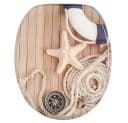 Sanilo Badaccessoire-Set 6-teilig Maritime WC-Sitz mit Absenkautomatik Bild 1