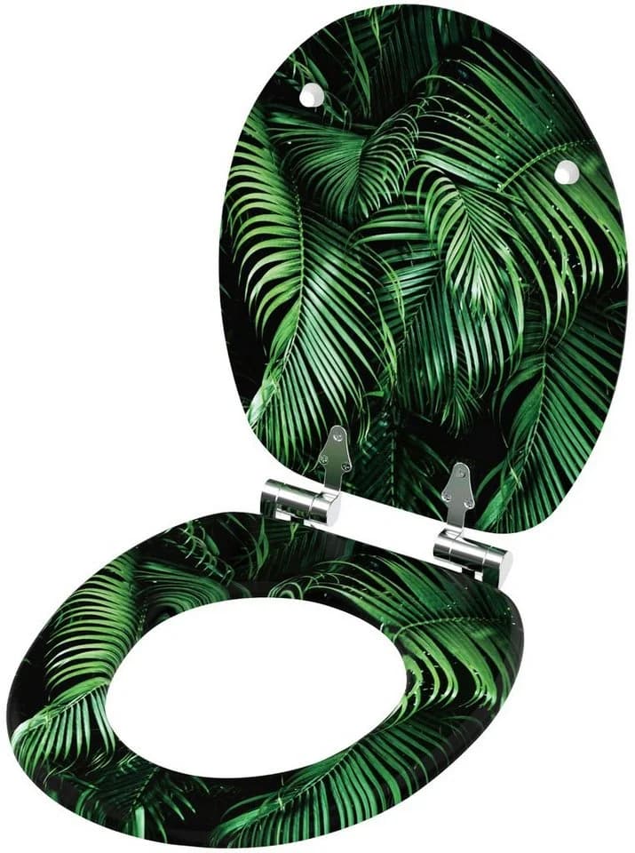 SANILO WC-Sitz Palmdream mit Absenkautomatik Grün/Schwarz - Bild 2