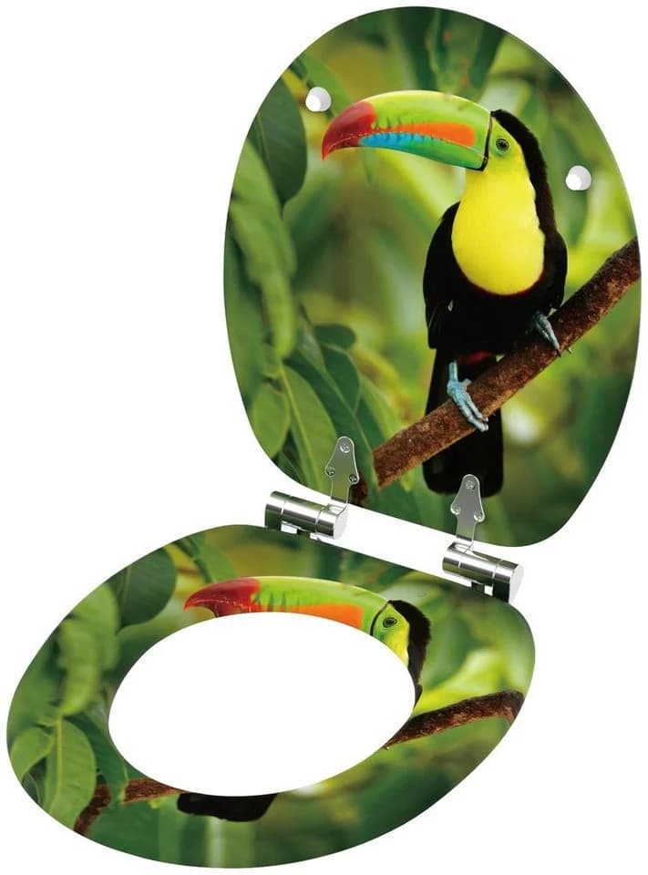 Sanilo WC-Sitz Toucan mit Absenkautomatik, hochwertig & modern, universell, leichte Montage - Bild 4