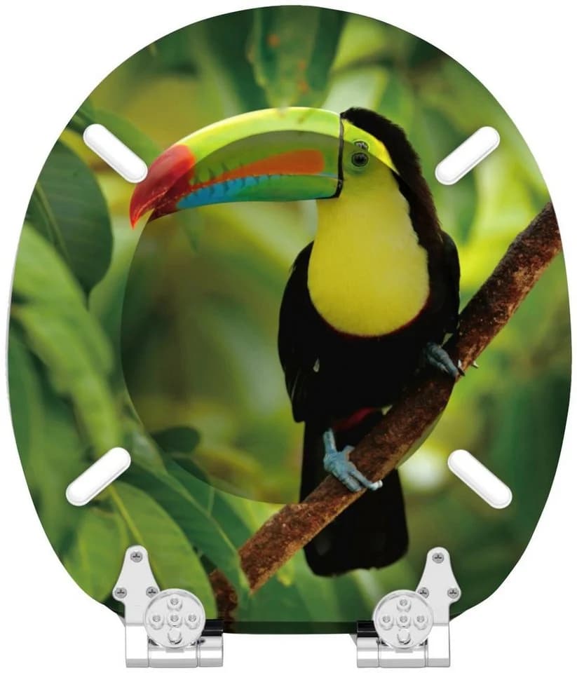 Sanilo WC-Sitz Toucan mit Absenkautomatik, hochwertig & modern, universell, leichte Montage - Bild 5