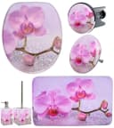 Sanilo Badaccessoire-Set 6-teilig Blooming Rosa WC-Sitz Absenkautomatik Bild 3