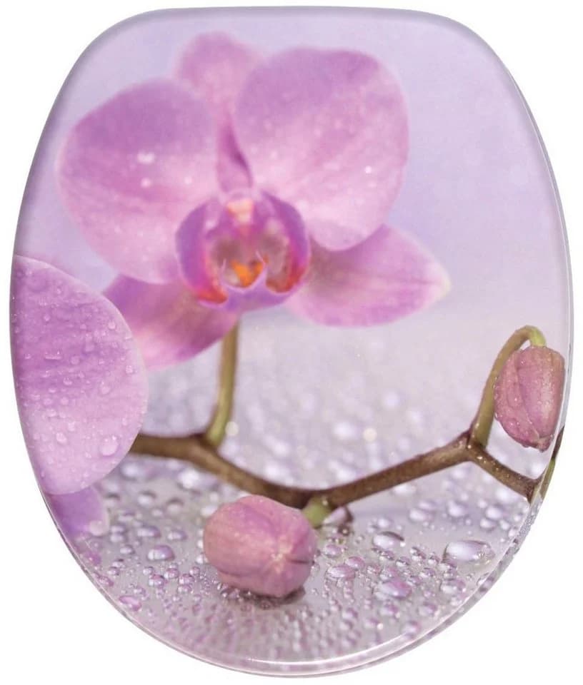 Sanilo Badaccessoire-Set 6-teilig Blooming Rosa WC-Sitz Absenkautomatik - Bild 5