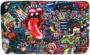 SANILO Badaccessoire-Set Graffiti Rot Massivholz Bild 4
