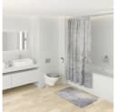 Sanilo Badaccessoire-Set Beton WC-Bürste und Seifenspender 2-tlg. Auswechselbarer Bürstenkopf Bild 1