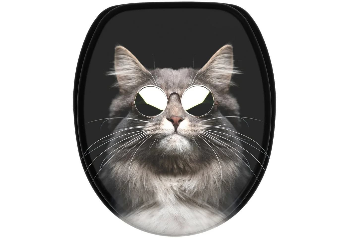 Sanilo WC-Sitz Cool Cat Schwarz Universell Verstellbar - Bild 2