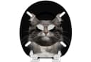 Sanilo WC-Sitz Cool Cat Schwarz Universell Verstellbar Bild 5