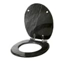 Sanilo Badaccessoire-Set 6-teilig Granit mit WC-Sitz und Absenkautomatik Bild 3
