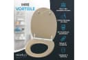 Sanilo WC-Sitz mit Absenkautomatik Braun Holz Bild 1