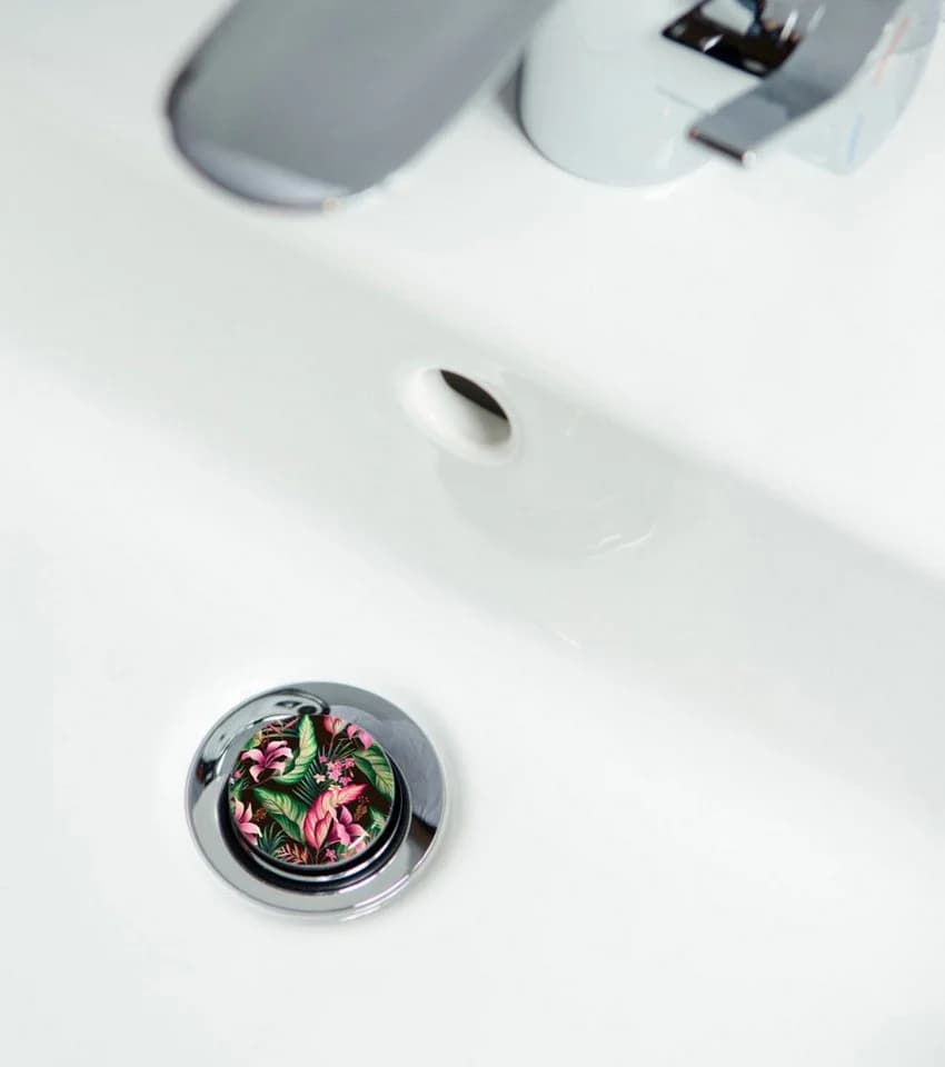 SANILO Waschbeckenstöpsel Bali Rosa Motiv Universell - Bild 3