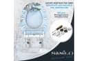 Sanilo WC-Sitz mit Absenkautomatik & Top Fix Rosa Bild 5