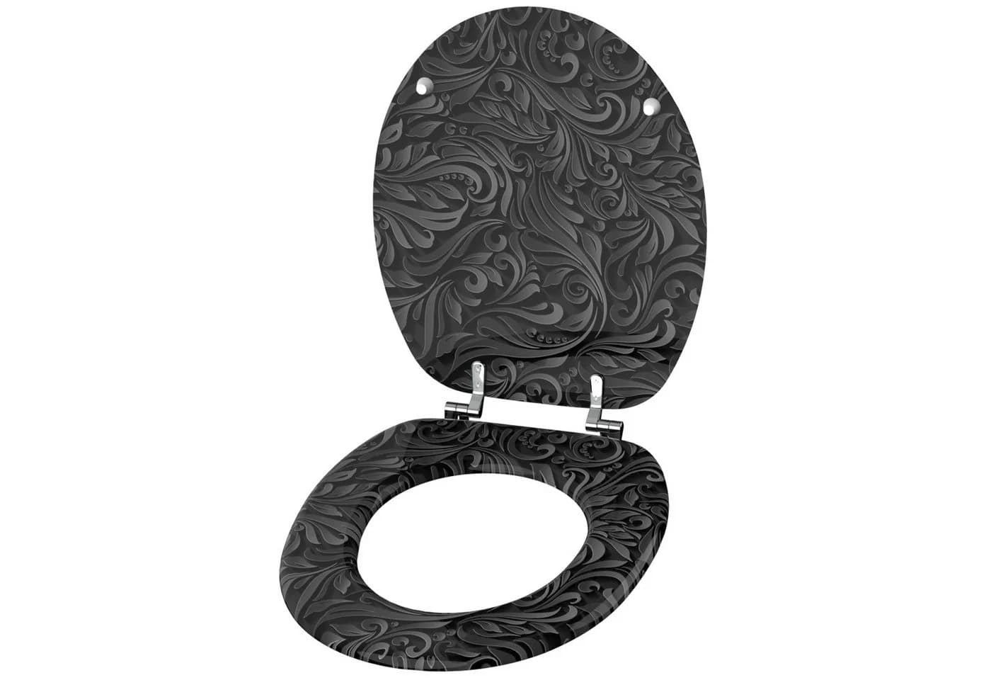 SANILO WC-Sitz Floral Universell Mit Verstellbaren Scharnieren - Bild 3