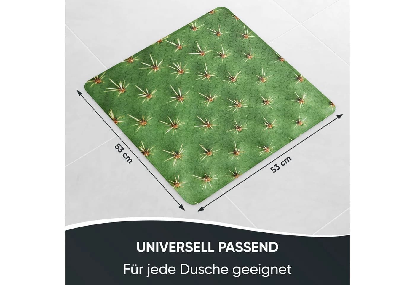 Sanilo Duschmatte Kaktus Rutschfest Kunststoff PVC - Bild 3