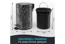 SANILO Kosmetikeimer Floral Schwarz 3L mit Absenkautomatik Bild 3
