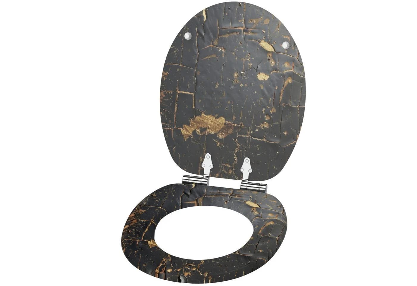 Sanilo WC-Sitz Shield Schwarz mit Absenkautomatik und verstellbaren Scharnieren - Bild 3