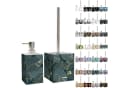 Sanilo Badaccessoire-Set 2-tlg. Grün Monstera Polyresin Bild 2